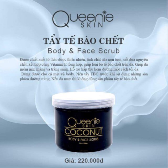 Tẩy tế bào chết cho da mặt và body