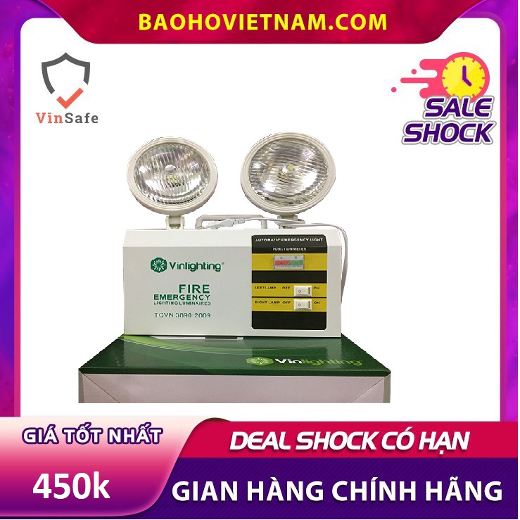 Đèn chiếu sáng thoát hiểm khẩn cấp sự cố mắt cua Vin-SC-001