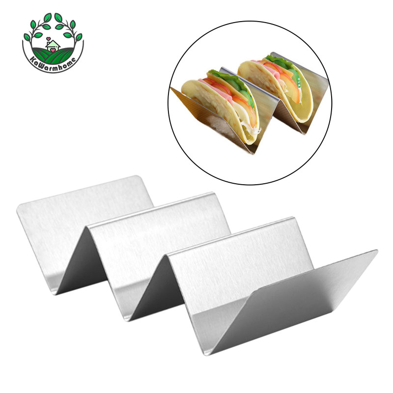 Giá Đỡ Bánh Taco Bằng Thép Không Gỉ Cho Lò Nướng Mexican Tortillas