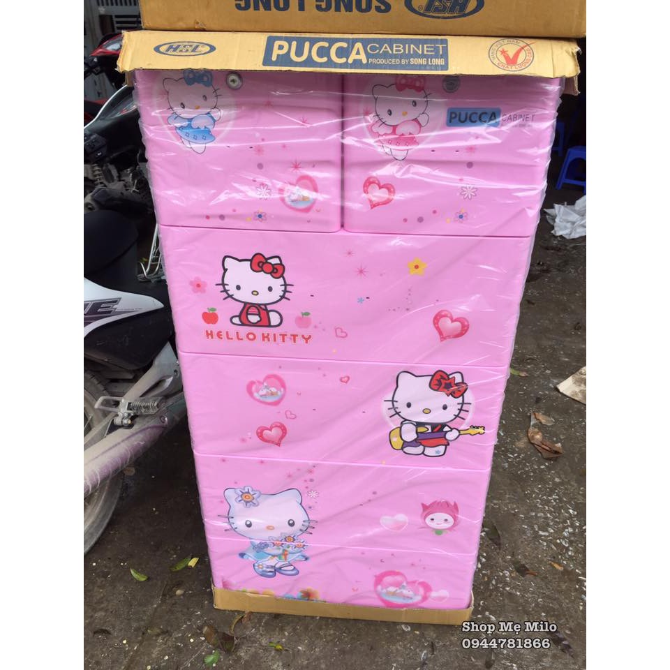 Tủ PUCCA nhựa 5 tầng Song Long