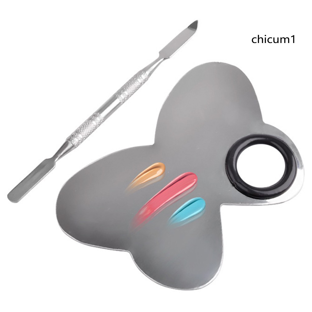 Bảng Pha Màu Sơn Móng Hình Bươm Bướm