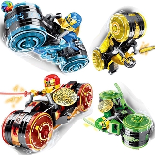 Bộ Lắp Ráp Mô Hình Xe Mô Tô Ninja 4 Loại Cho Bé