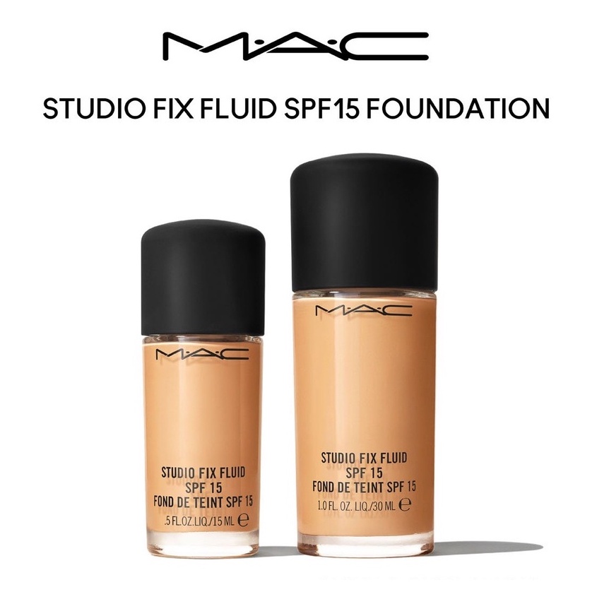 [HÀNG CÔNG TY] Kem Nền Lâu Trôi 24h MAC Studio Fix Fluid SPF 15 Foundation M·A·C 30ml
