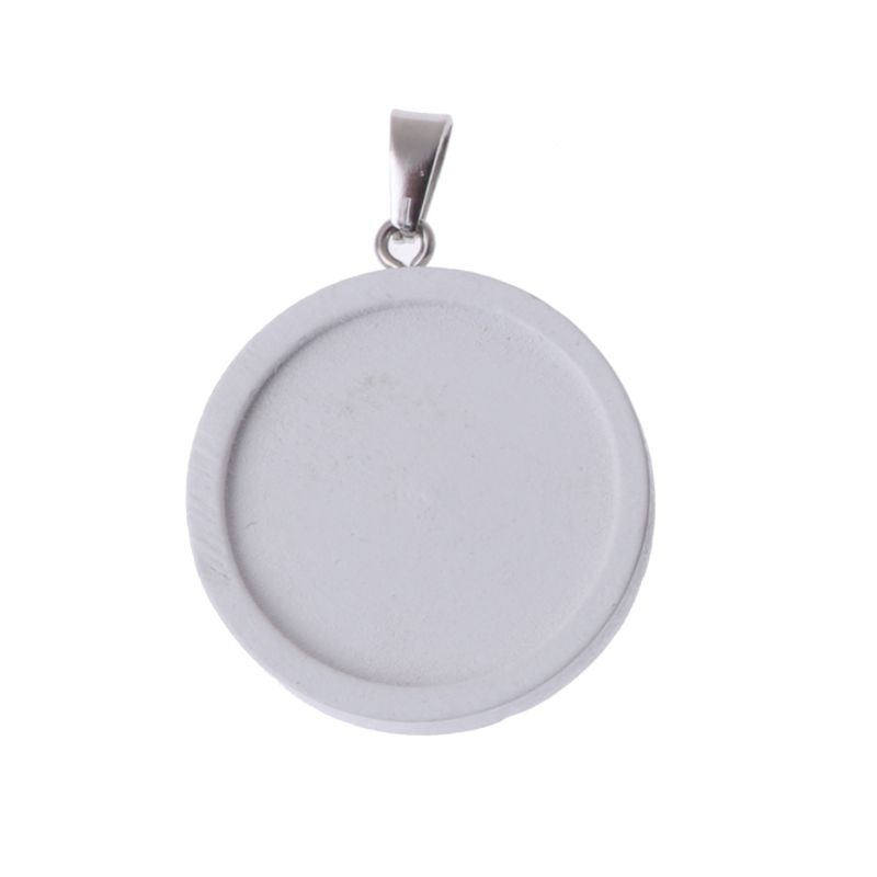 Mặt Vòng cổ bằng gỗ hình tròn thiết kế độc đáo