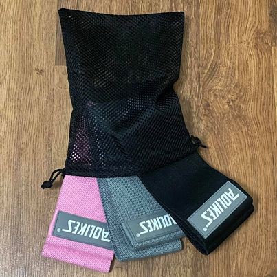 BỘ 3 DÂY Vải TẶNG TÚI LƯỚI + HDSD] Dây Kháng Lực Miniband Tập Mông Aolikes BDTM-1245