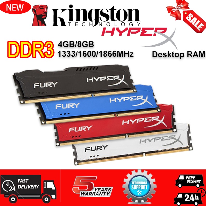 Bộ Nhớ DDR3 4GB 8GB 1333MHz 1600MHz 1866MHz PC3 12800 240pin DIMM 1.5V Nhiều Màu Sắc