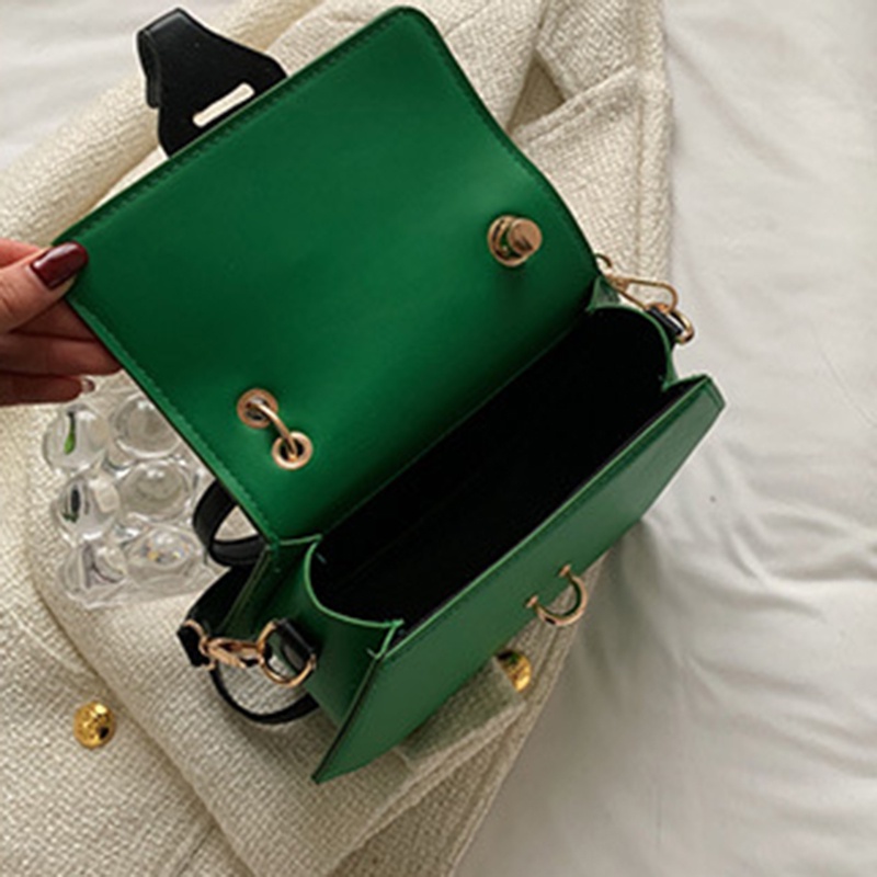 IELGY Túi Đeo Vai Đa Giác Màu Sắc Đơn Giản Thời Trang Cho Nữ