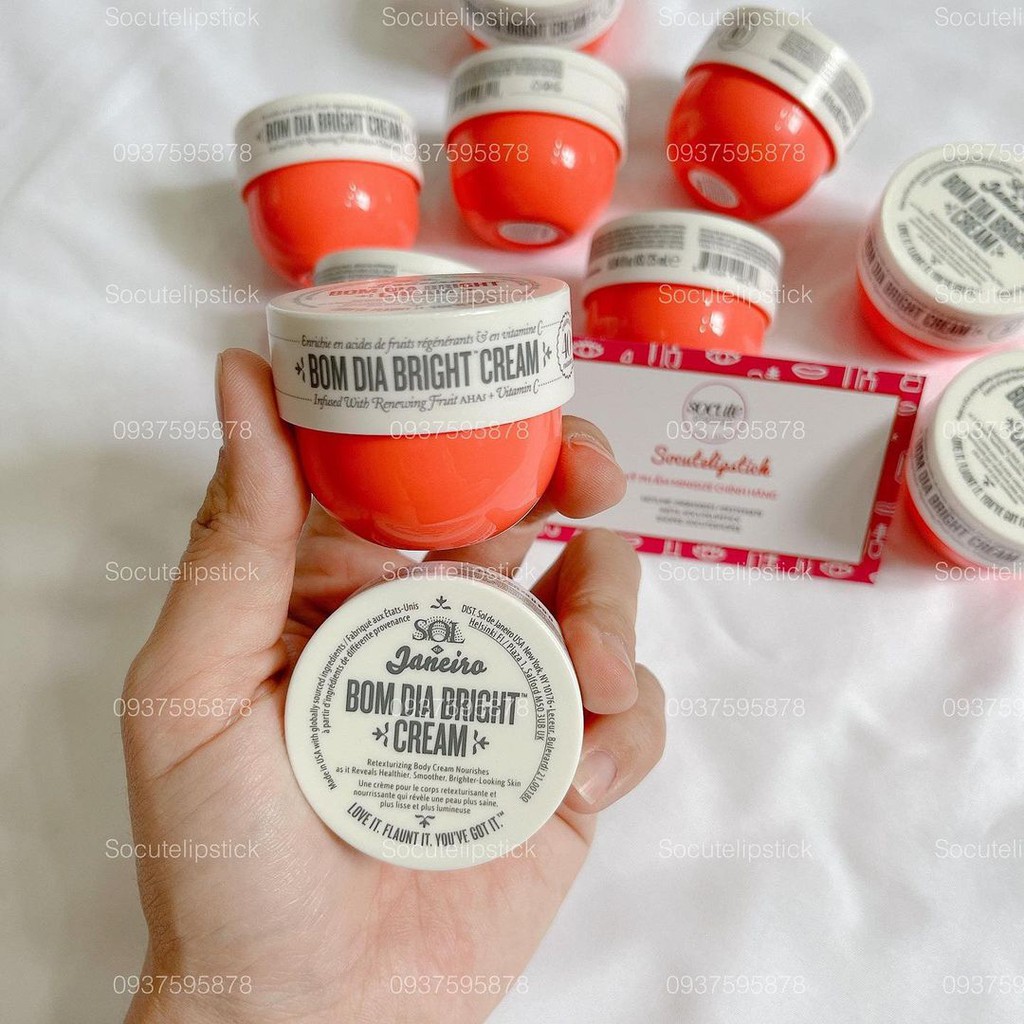 Kem dưỡng Sol de Janeiro Bom Dia Bright Cream Trial Size 25ml | Shopee Việt  Nam
