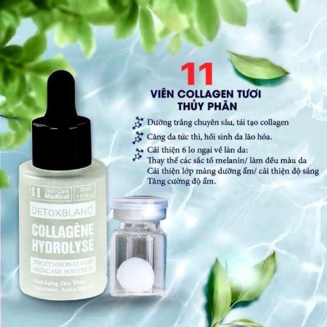 SERUM VIÊN COLLAGEN THUỶ PHÂN HYDROLYSÉ DETOX BLANC