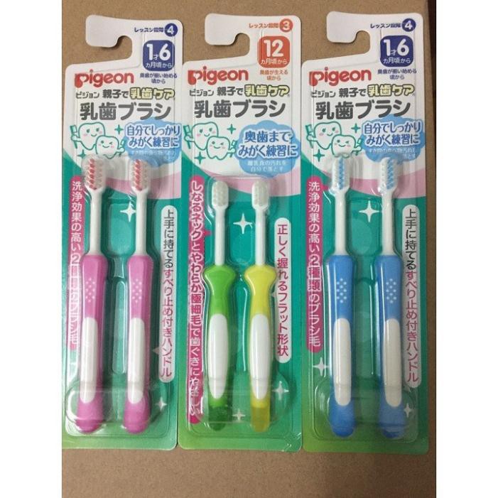 Bàn chải đánh răng Pigeon step 4 cho bé 1-6 tuổi