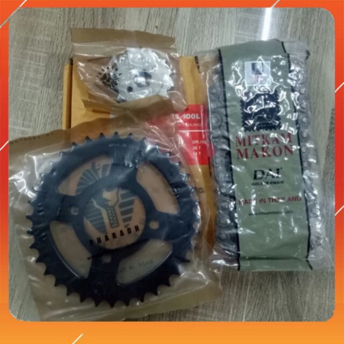 Bộ nhông xích xe Dream hàng tốt- bền bỉ - Nhông Sên Đĩa lắp cho Dream Wave và các dòng xe khác