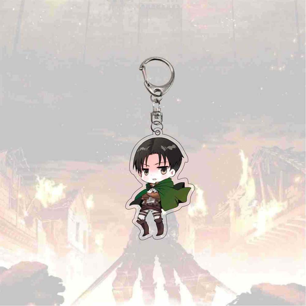 Móc Khóa Họa Tiết Attack On Titan Dễ Thương Bắt Mắt Giá Đỡ
