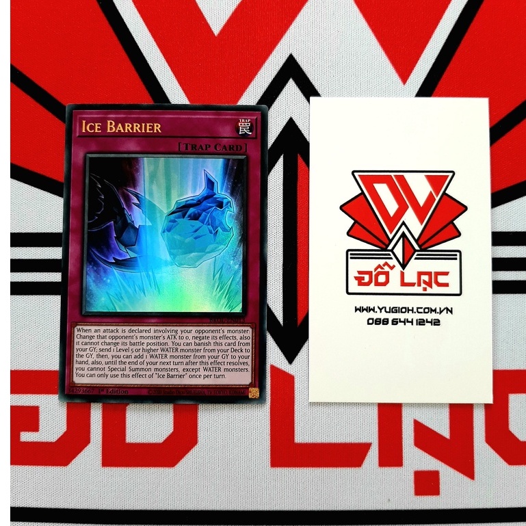 Thẻ Bài Mint90 Yugioh Trap Ice Barrier - BROL-EN013 - Ultra