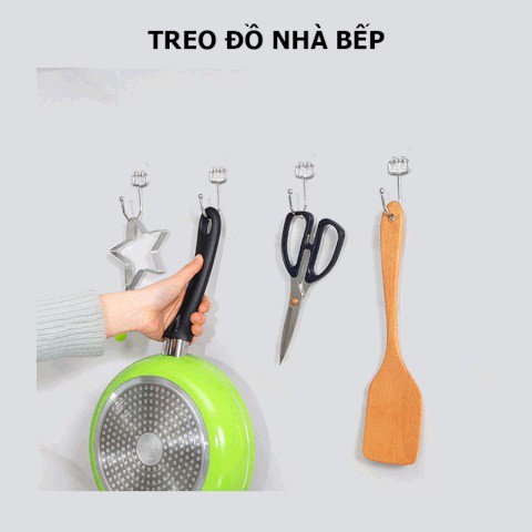 Móc treo đồ inox dán tường chịu lực Vkit M05