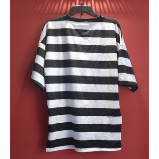Áo Thun Oversize sọc ziptee Unisex