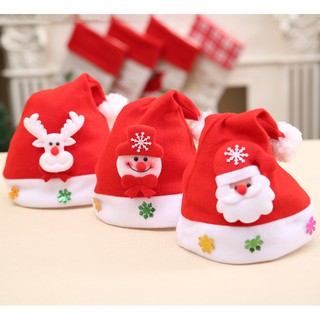 Nón noel có hình mẫu A19