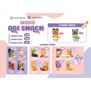 Combo full bánh tráng abi