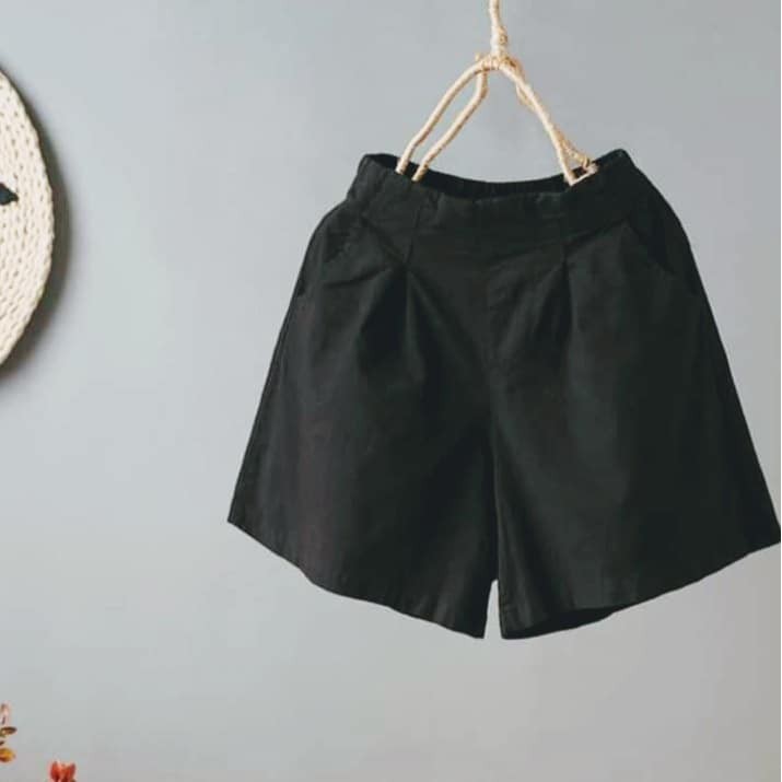 Quần nữ - Quần sooc đũi xước Hàn cạp cao nhiều màu QN02 | BigBuy360 - bigbuy360.vn