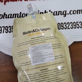 DẦU HẤP PHỤC HỒI TÓC BIOTIN COLLAGEN PASIORI 500ML