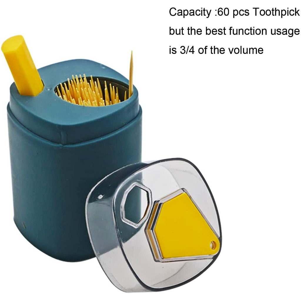 Hộp đựng tăm xỉa răng mini chống bụi có thể tháo rời trang trí nhà cửa/văn phòng
