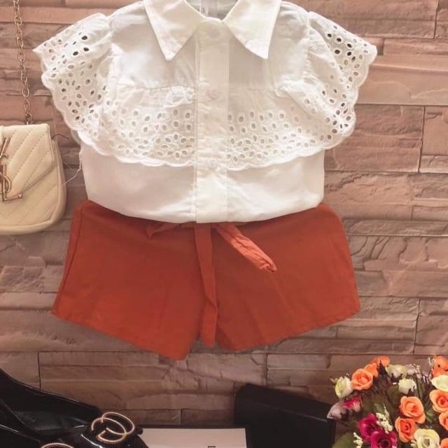 Sét bộ sơ mi bèo cho bé từ 7_16kg