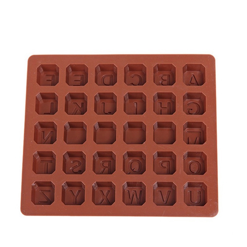 Khuôn Silicone Làm Bánh &amp; Socola Hình Chữ Cái Tiếng Anh