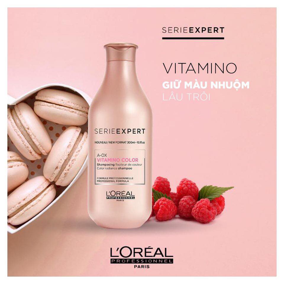 DẦU GỘI CHO TÓC NHUỘM L'OREAL VITAMINO COLOR 300ml - 500ML