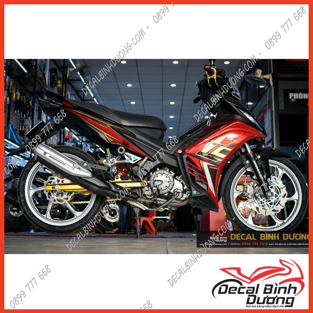 [HÌNH THẬT] Tem Xe Exciter 135 Đỏ Đen LC Phối Màu Đẹp Nhất - Decal Candy