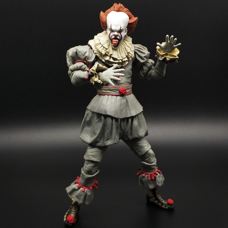 Mô Hình Hề Ma Quái IT Pennywise Có Khớp Cử Động Phong Cách Neca