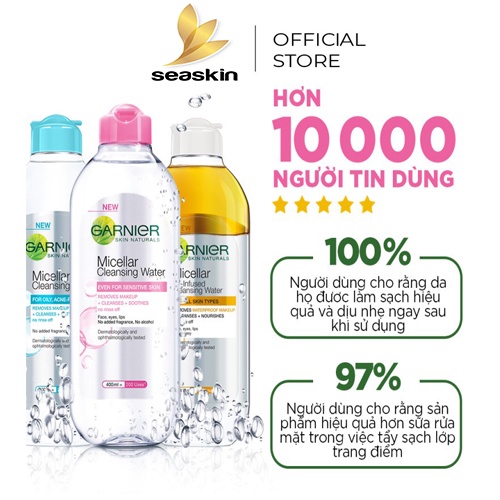 Nước tẩy trang Garnier Micellar Water