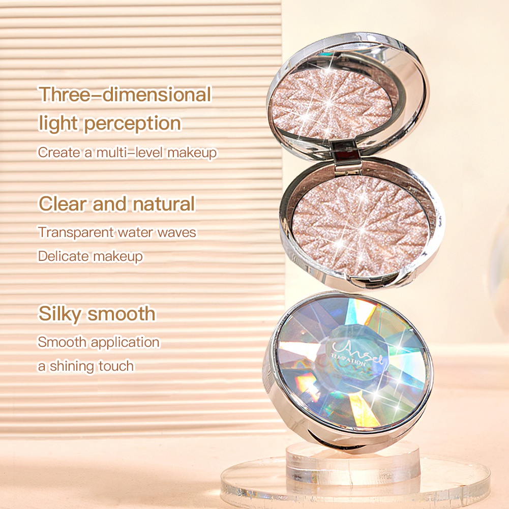 Phấn Bắt Sáng GECOMO Chống Nước Lâu Phai 10g