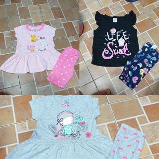Combo áo và bộ bé gái và trai