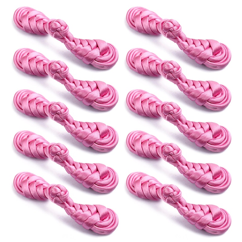 Set 10 Cặp Nút Áo Sườn Xám Phong Cách Trung Quốc Độc Đáo DIY