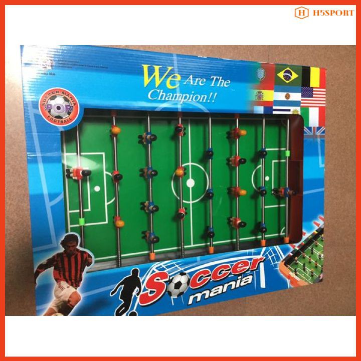 [ Size lớn] Bộ đồ chơi soccer, bàn bi lắc bóng đá 8 tay cầm bằng inox không rỉ cho bé