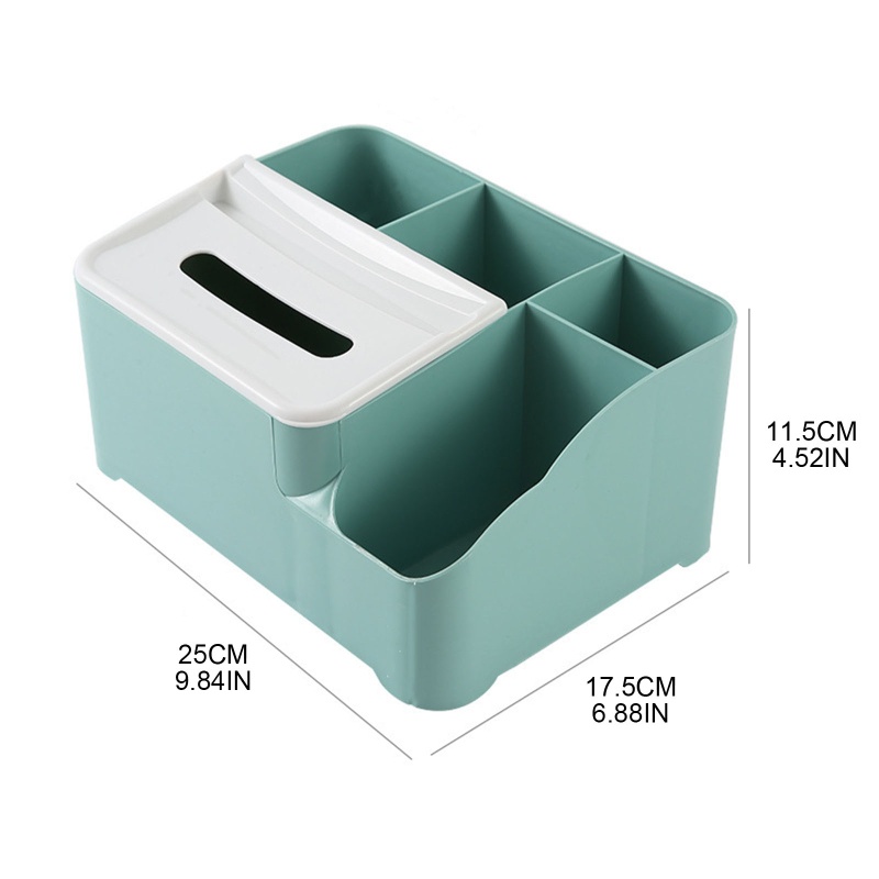 Hộp Đựng Khăn Giấy / Điều Khiển Từ Xa / Điện Thoại Bằng Nhựa Có Nắp Đậ