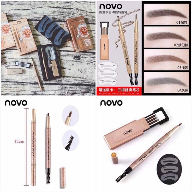 Set Chì kẻ mày Novo