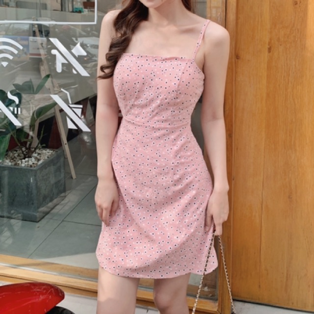 ĐẦM HOA 2 DÂY 3 MÀU