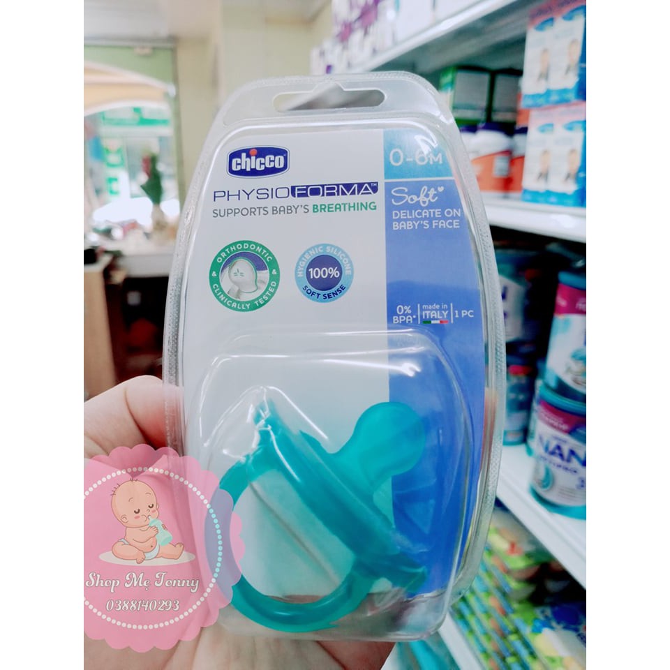 Ty giả Chicco SILICON PHYSIO SOFT 0-6m+