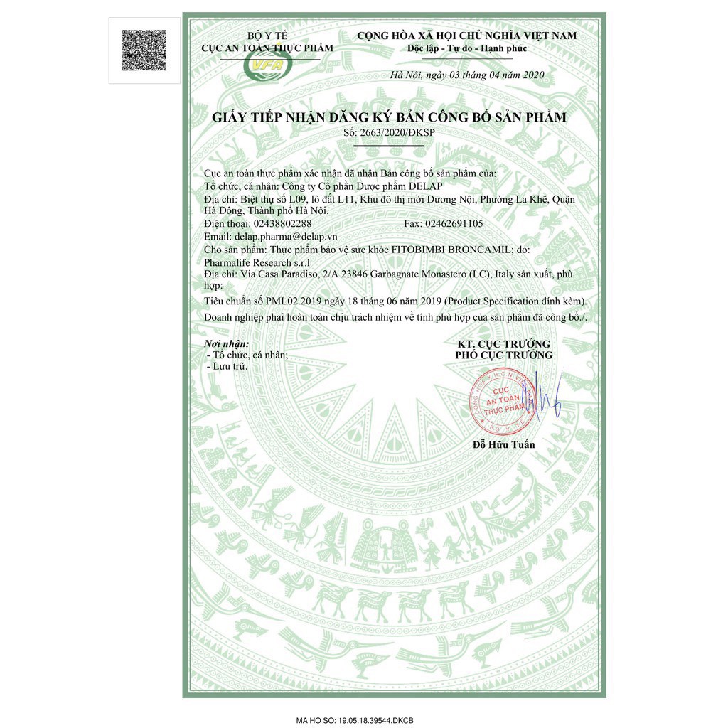 FITOBIMBI BRONCAMIL - Hỗ trợ tăng cường sức khỏe đường hô hấp trên. Hỗ trợ giảm ho, giảm đờm | BigBuy360 - bigbuy360.vn