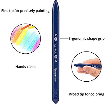 Màu Sáp Deli Color Emotion Plastic Crayon C200 (bộ 12m/18m/24m)