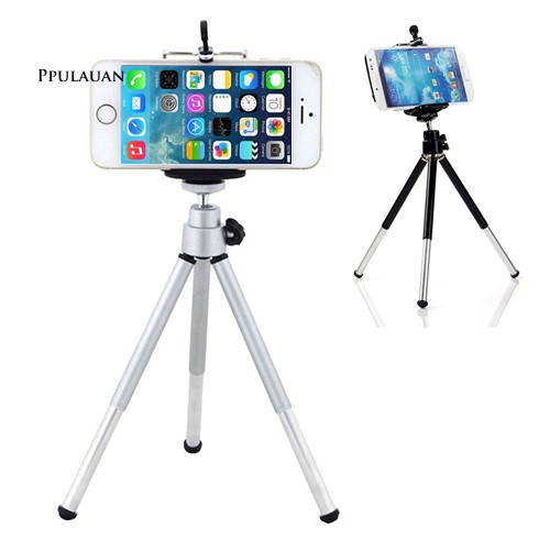 Tripod làm chân đứng điện thoại xoay 360 độ + giá đỡ cho iPhone Samsung HTC