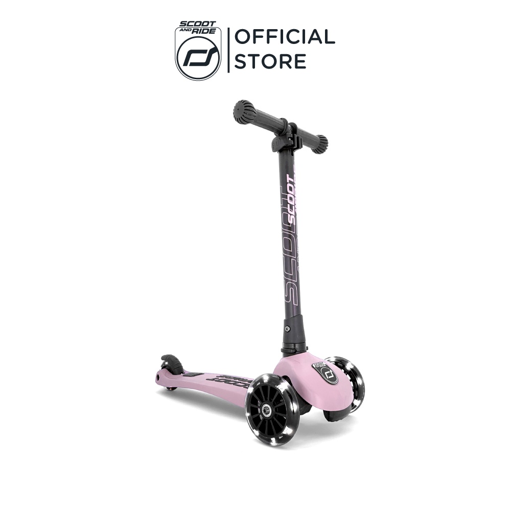 Xe scooter trẻ em Scoot and Ride Highwaykick 3 LED (Rose)
