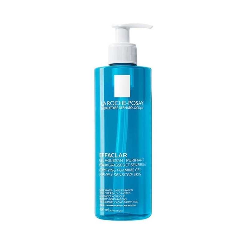 Sữa Rửa Mặt Dành Cho Da Dầu Mụn La Roche-Posay Effaclar Purifying Foaming Gel Cleanser 400ml