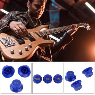 3pcs Plastic Potentiometer Caps Tone Volume Control Knobs for ST SQ Guitar