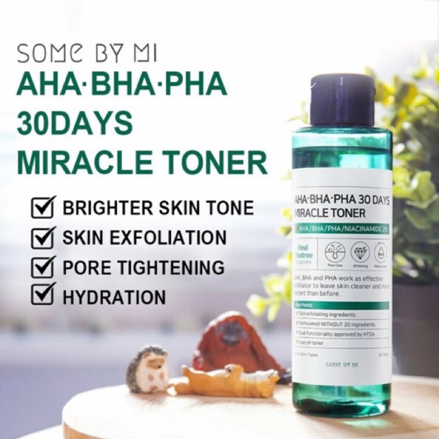 Nước Hoa Hồng "Thần Kỳ" Some By Mi AHA-BHA-PHA 30 Days Miracle Toner [Trị Sạch Mụn Chỉ Trong 30 Ngày]