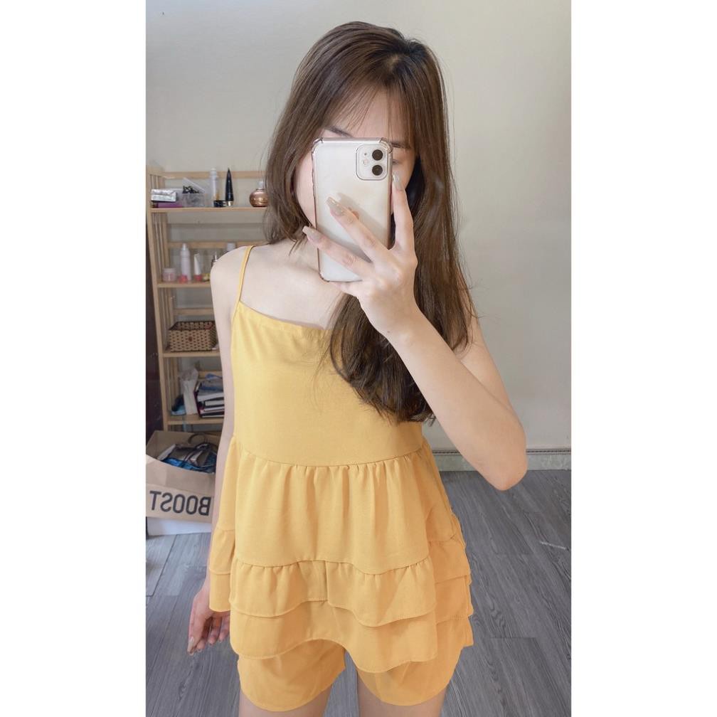 Bộ đồ nữ hai dây Madela mặc nhà đi chơi trẻ trung thoáng mát