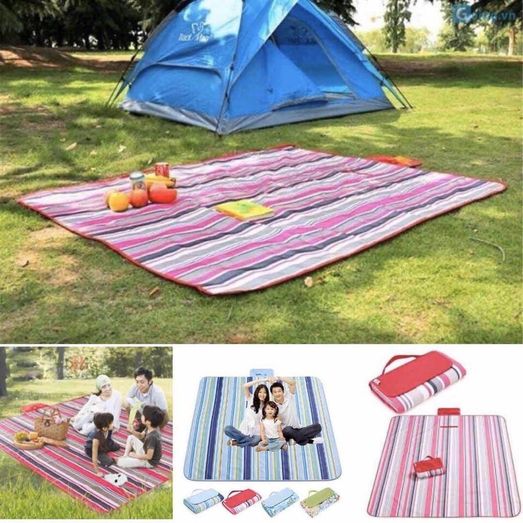 THẢM DU LỊCH GẤP GỌN ⚡️ THẢM DÃ NGOẠI CHỐNG THẤM [150x180cm]