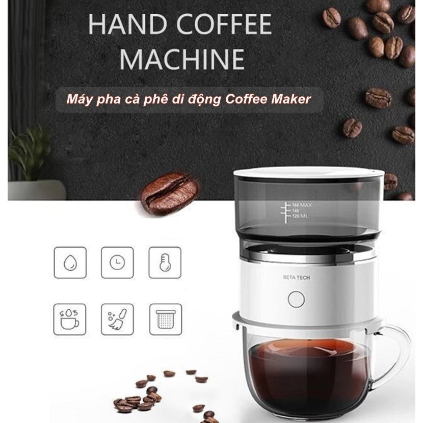 Máy pha cà phê di động Coffee Maker - Home and Garden