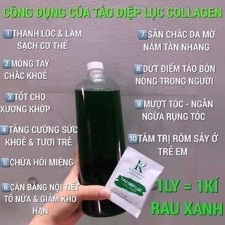 Tảo diệp lục Collagen