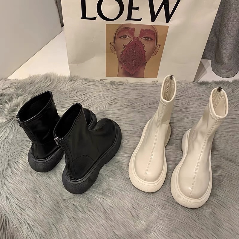 👟 B03 [ CÓ VIDEO ] Giày bốt | boots nữ cổ thấp ulzzang Hàn Quốc loại 1 CÓ ẢNH THẬT | BigBuy360 - bigbuy360.vn